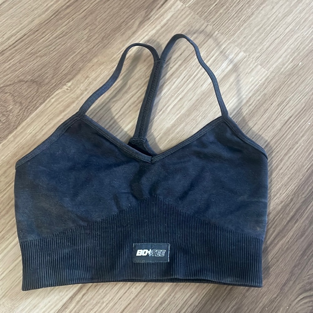 Bo and Tee acid wash sports bra